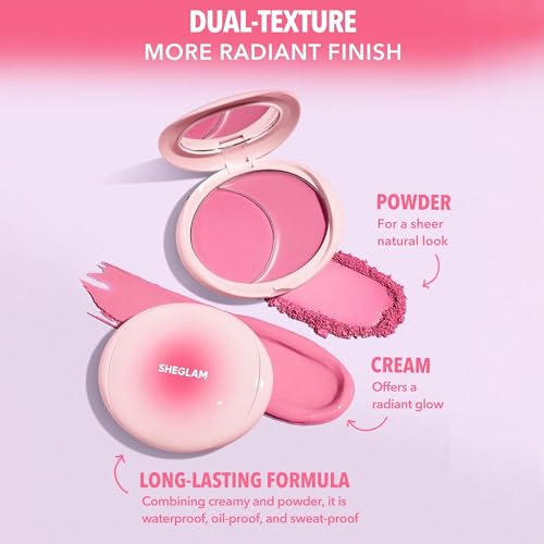 SHEGLAM Cheek 2 Cheek Blush Duo 8.3g - Pink Sprinkles