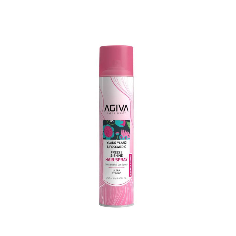 Agiva Ylang Ylang Liposomed C Freeze And Shine Hair Spray 250ml