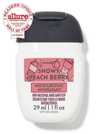Bath & Body Works Snowy Peach Berry Moisturizing Hand Sanitizer 29ml