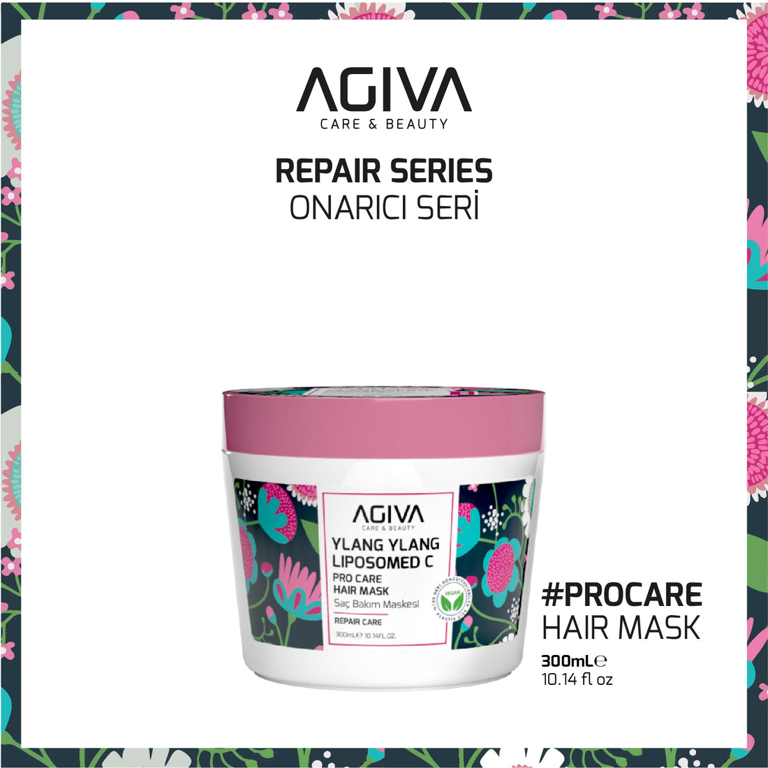 Agiva Ylang Ylang Liposomed C Pro Care Hair Mask 300ml