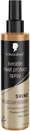 Schwarzkopf Styling Keratin Heat Protection Hair Spray Shine 200 ml