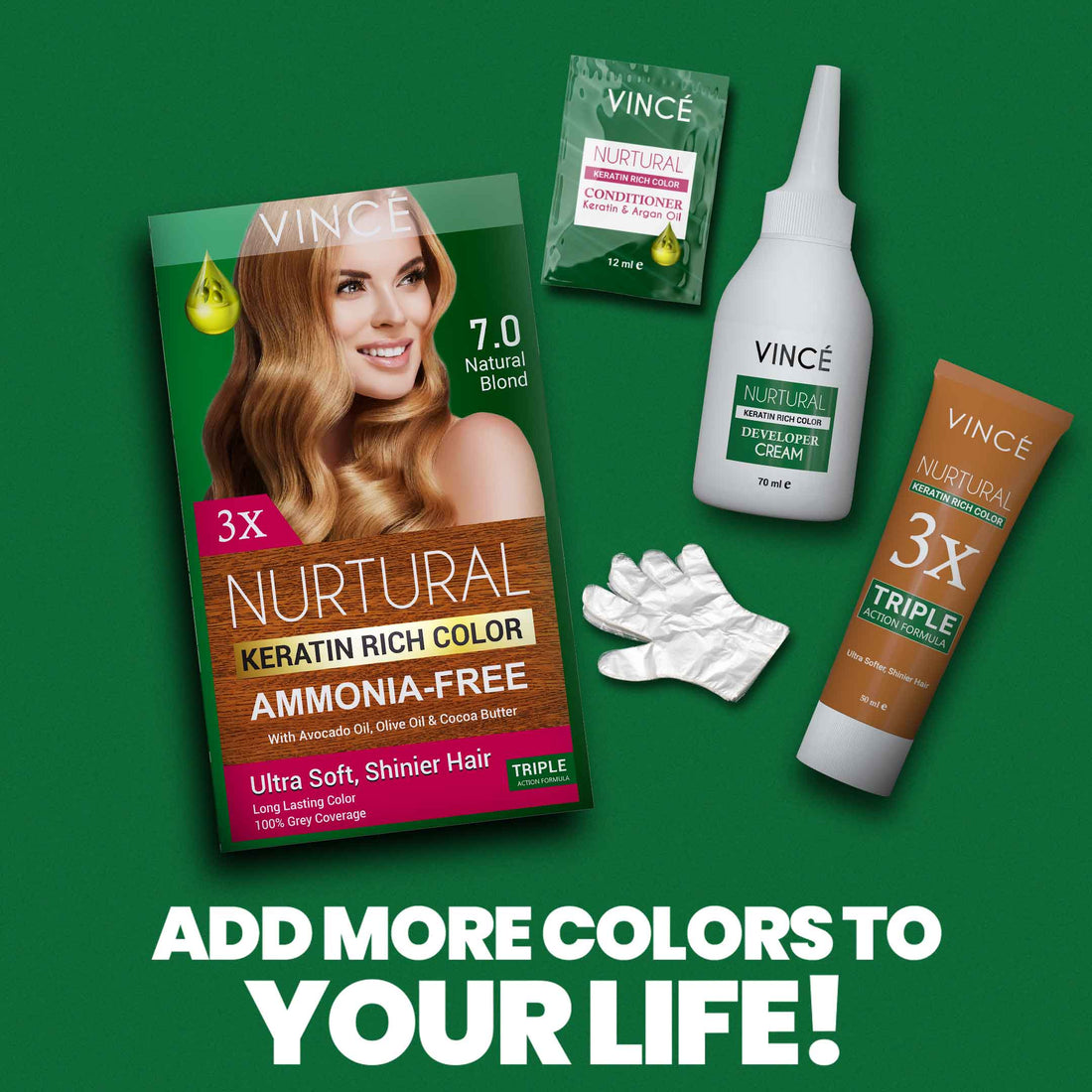 Vince 7.0 Natural Blond Nurtural Women Hair Color