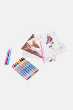 Disney 100 Pieces Frozen Disney Carry along Art Case, Pink