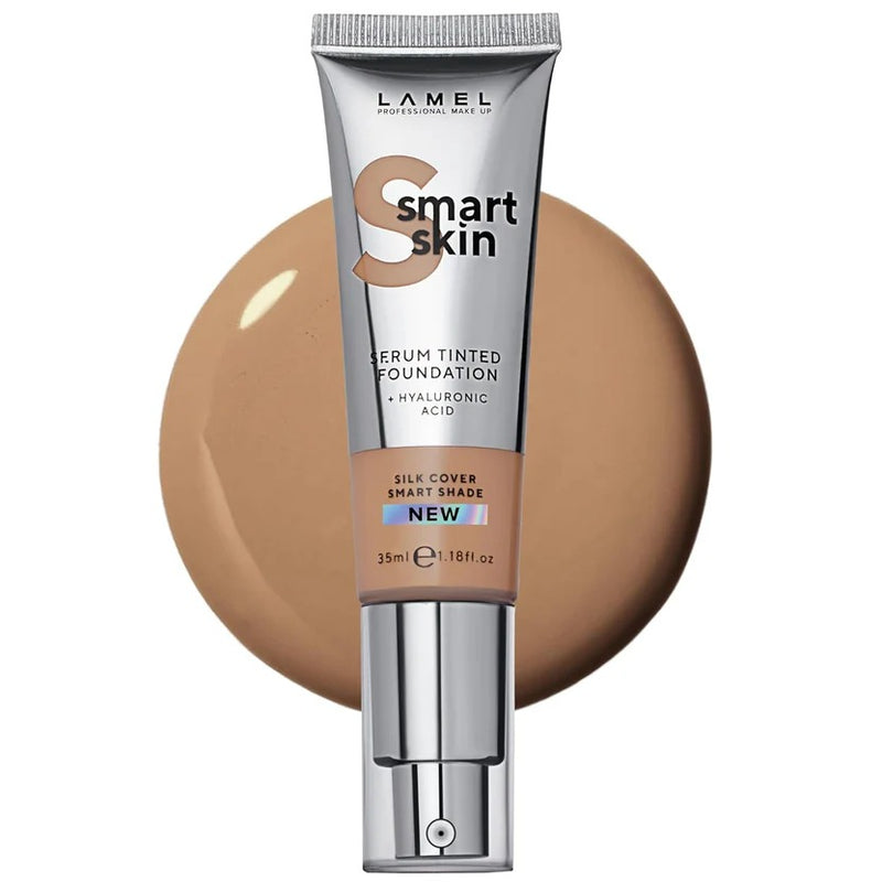 Lamel Smart Skin Serum Tinted Foundation 407 Peach Beige 35ml