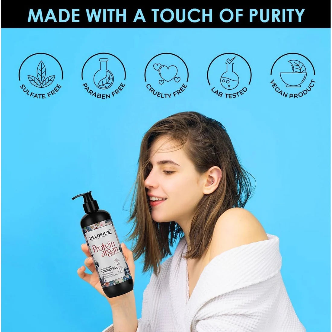 Delofil Professional Argan Oil Protein Protect Color Conditioner 500ml