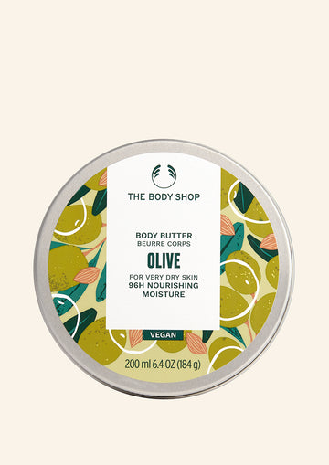 The Body Shop olive Body Butter Nourishing & Moisturizing Skincare for Dry Skin Vegan 200 Ml