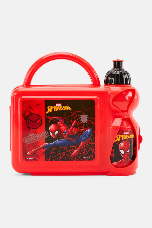 Marvel Spiderman Combo Lunch Box Set Red Combo