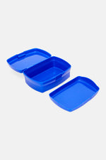 Hot Wheels Kids Boy Printed Sandwich Box Blue Combo