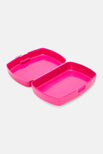 Disney Princess Funny Sandwich Box Pink