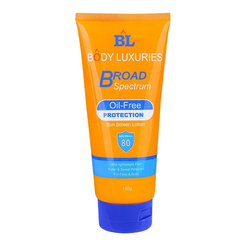 Body Luxuries Broad Spectrum SunScreen Lotion SPF 80 150g