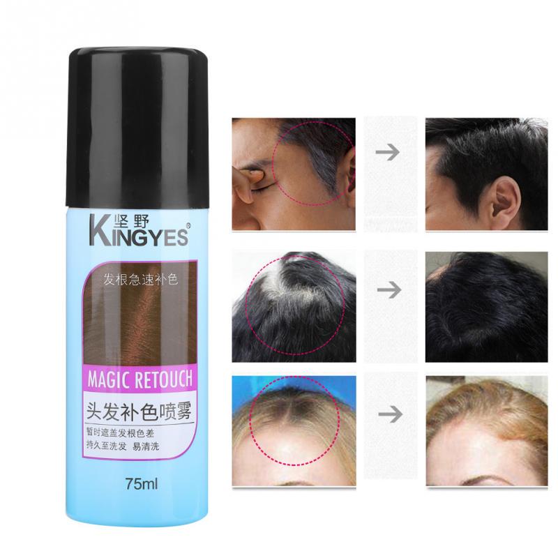 Kingyes Magic Retouch Instant Root Concealer Black Spray 75ml
