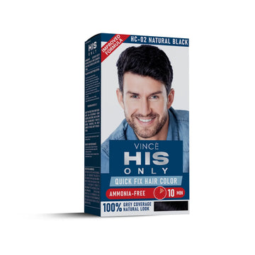 Vince Natural Black Men Hair Color His Only