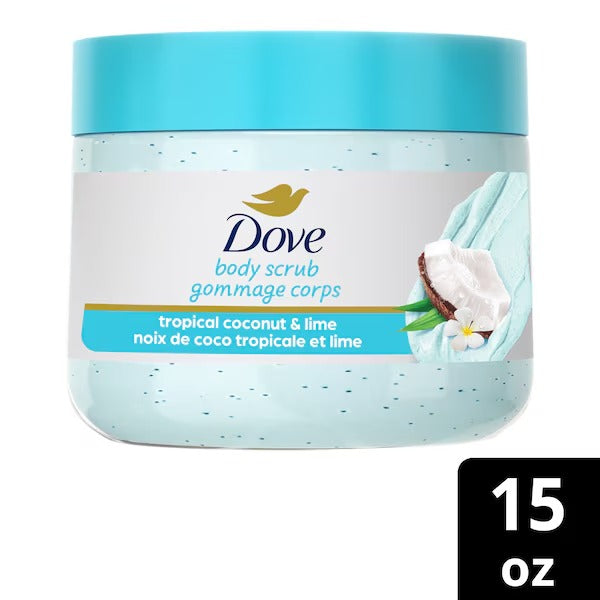 Dove Tropical Coconut Lime Body Scrub 425G