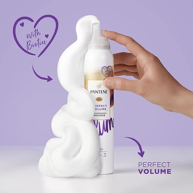 Pantene Pro-V Hair Mousse Perfect Volume Hold Level 3 (200ml)