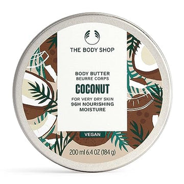 The Body Shop Coconut Body Butter Nourishing & Moisturizing Skincare for Very Dry Skin Vegan 200 Ml