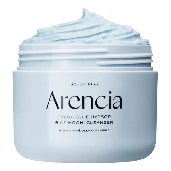 Arencia Fresh Blue Hyssop Mochi Cleanser 120g