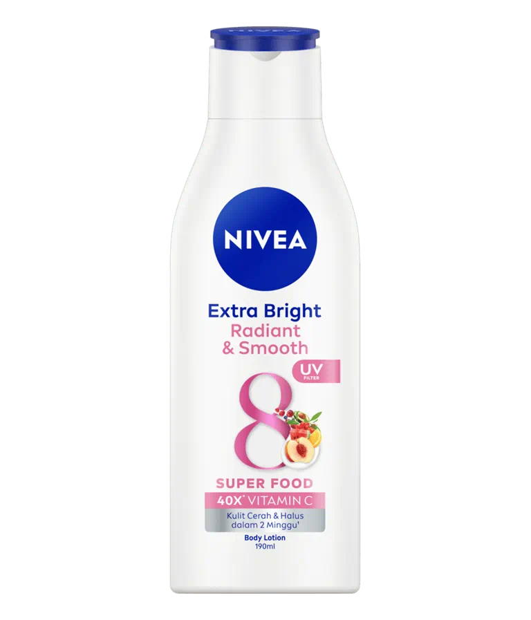 Nivea Extra Bright Radiant & Smooth 8 Superfoods Body Lotion 190ml