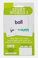 Bendon 36 Pcs Sight Words I Learning Flash Card, Yellow/White