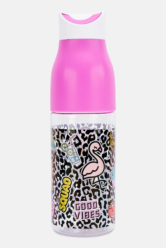 Votum Water Bottle With Carbine 730 ml, Pink/Black