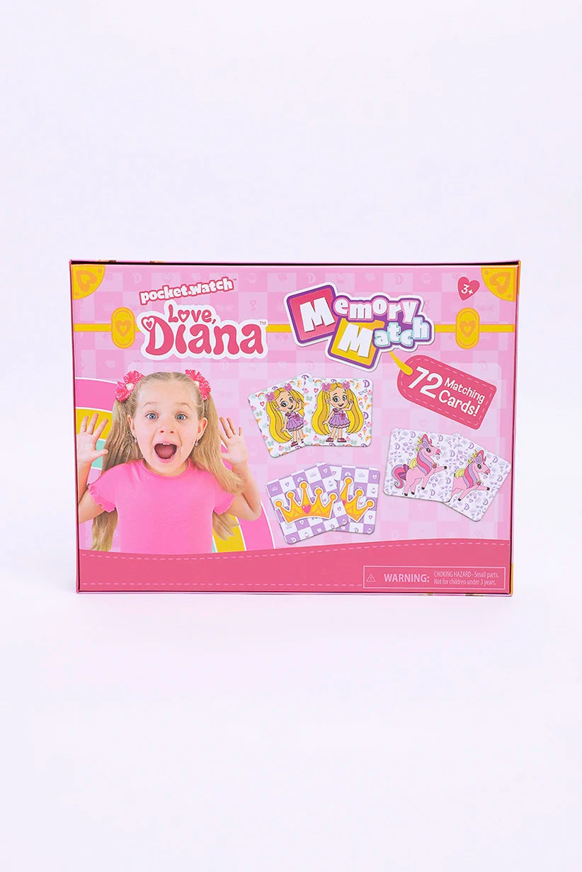 Forever Clever Love Diana Memory Matching Game, Pink Combo