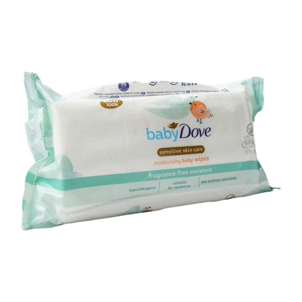 Baby Dove Fragrance Free Moisture Baby Wipes 50 Wipes