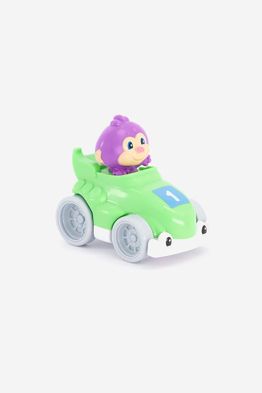 Fisher Price Learning Fun Racing Car with Animal Figure, Green and Purple