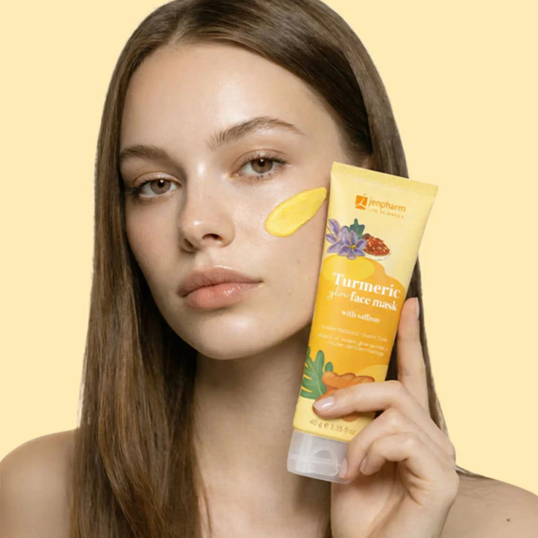 Jenpharm Turmeric Glow Face Mask 40g