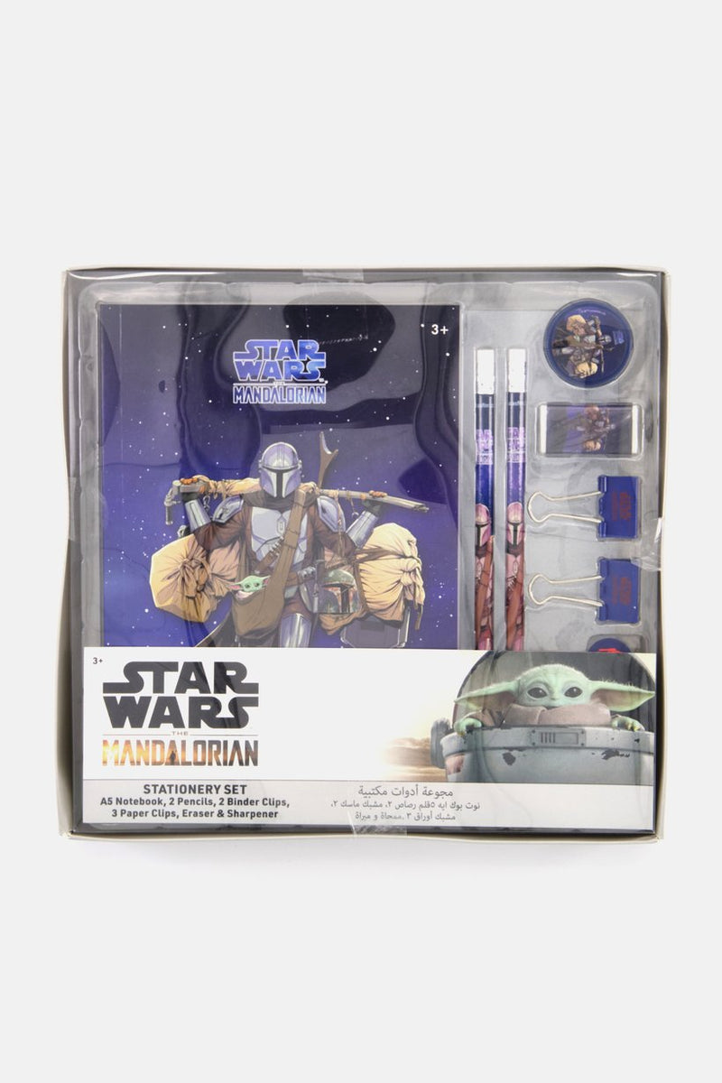 Star Wars 10 Piece Lucas Star Wars Super Stationery Set, Blue