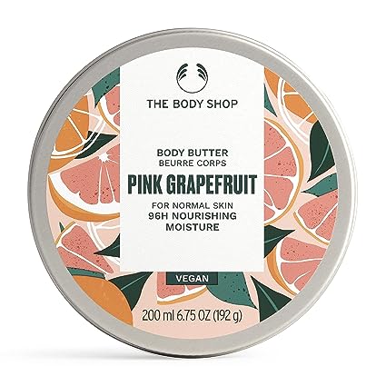 The Body Shop Pink Grapefruit Body Butter Nourishing & Moisturizing Skincare for Normal Skin Vegan 200ml