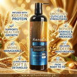 Keratin Nutrition Moisturizing Smooth Hair Growth Shampoo 900ml