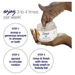 Dove Colloidal Oatmeal & Calendula Oil Exfoliating Body Polish  298g