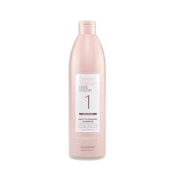 Alfaparf Milano keratin therapy lisse design deep cleansing shampoo