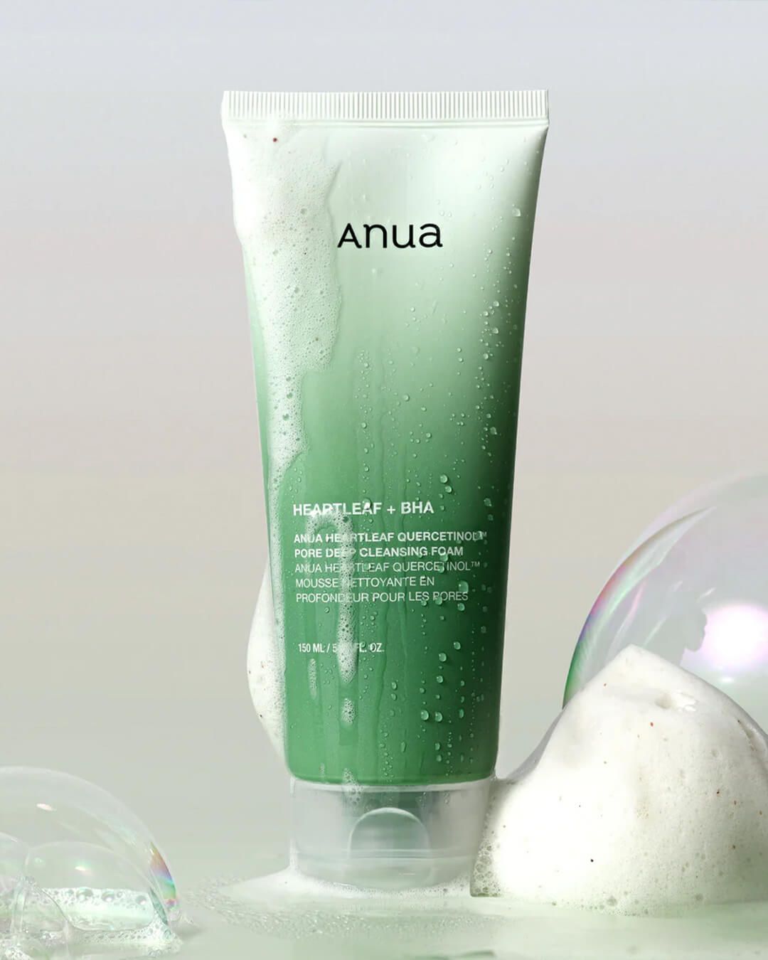 Anua Heartleaf Quercetinol Pore Deep Cleansing Foam 150ml Beauty Pouch Pakistan
