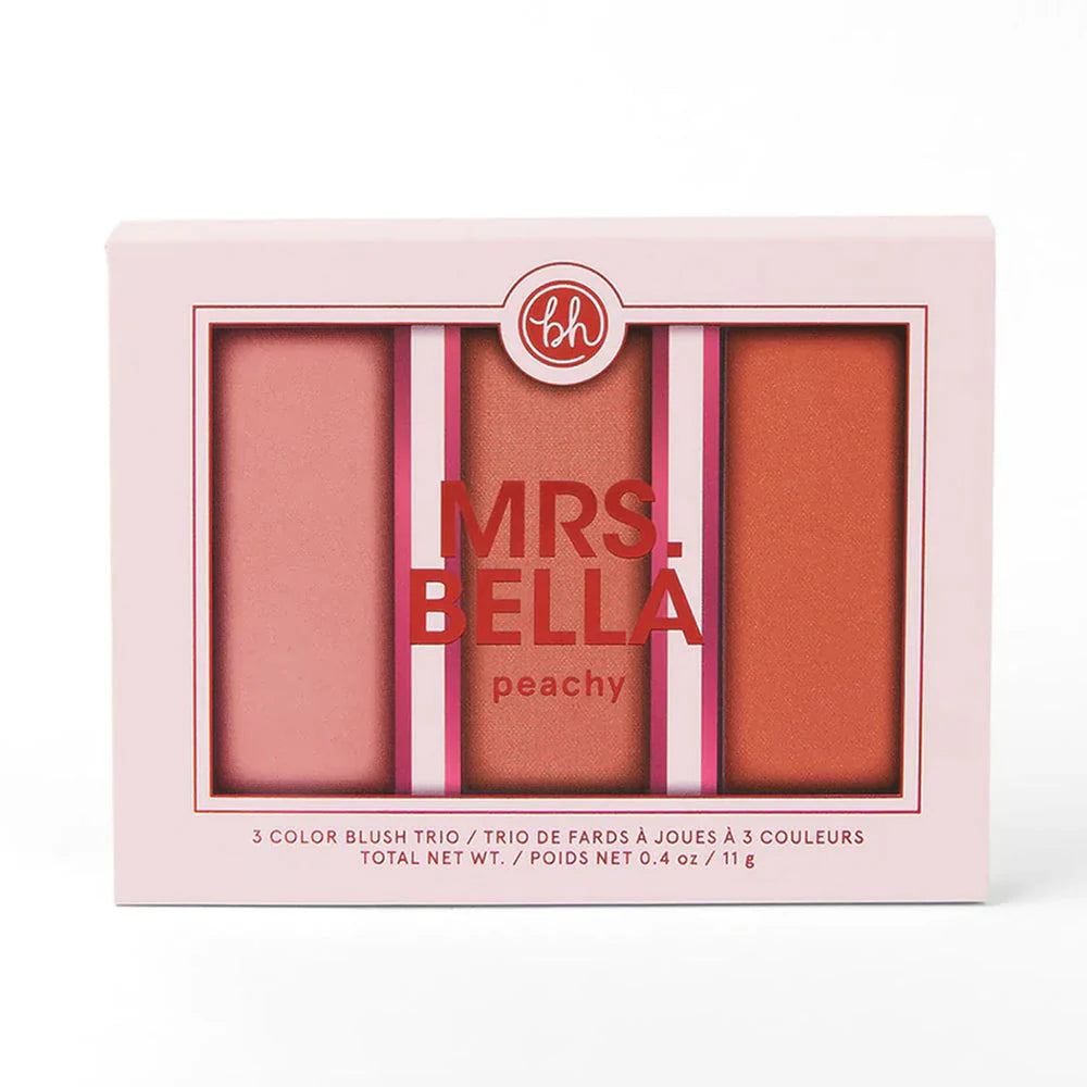 Mrs. Bella Peachy 3 Color Blush Trio Palette 11g