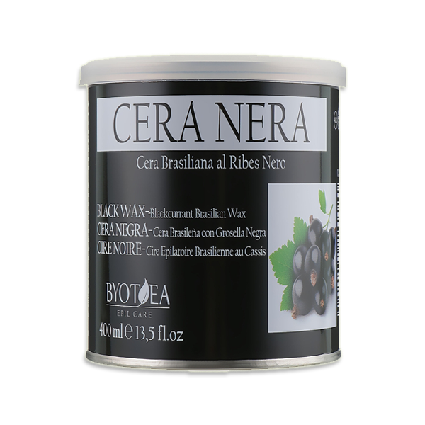 Byotea cera nera black brazilian depilatory wax with black Currant 400ml