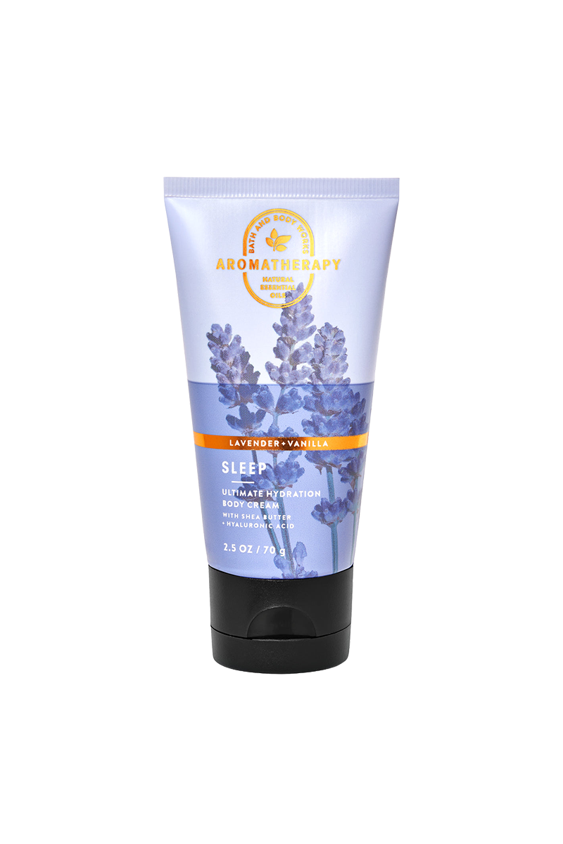 Bath & Body Works Travel Size Ultimate Hydration Body Cream Lavender Vanilla  (70g)