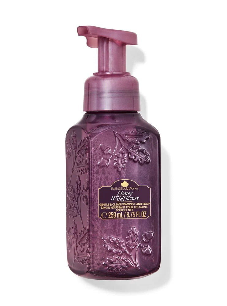 Original Bath Body Works Honey Wildflower Gentle Cleansing Foaming Hand Soap 259Mlavailble At Beauty Pouch, Best Price In Pakistan