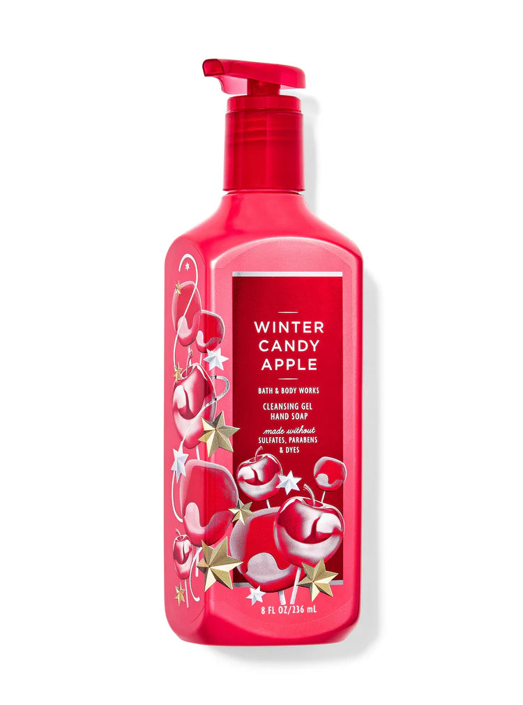 Original Bath Body Works Winter Candy Apple Cleansing Gel Hand Soap 236Mlavailble At Beauty Pouch, Best Price In Pakistan