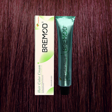 Bremod Hair Color Cream 4.56 Medium Mahogany Red Brown 100ml