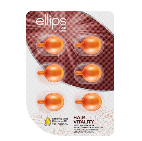 ELLIPS Hair Vitamin Treatment Serum For  Weak Thin Hairs 12 Capsules