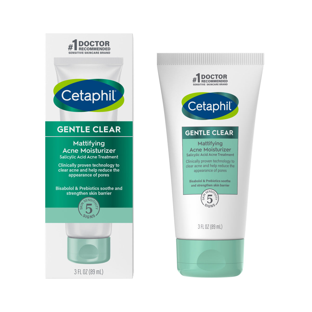 Cetaphil Gentle Clear Mattifying Acne Moisturizer 89ml