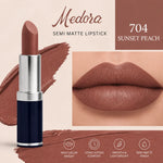 Medora Semi Matte Lipstick 704-Sunset Peach