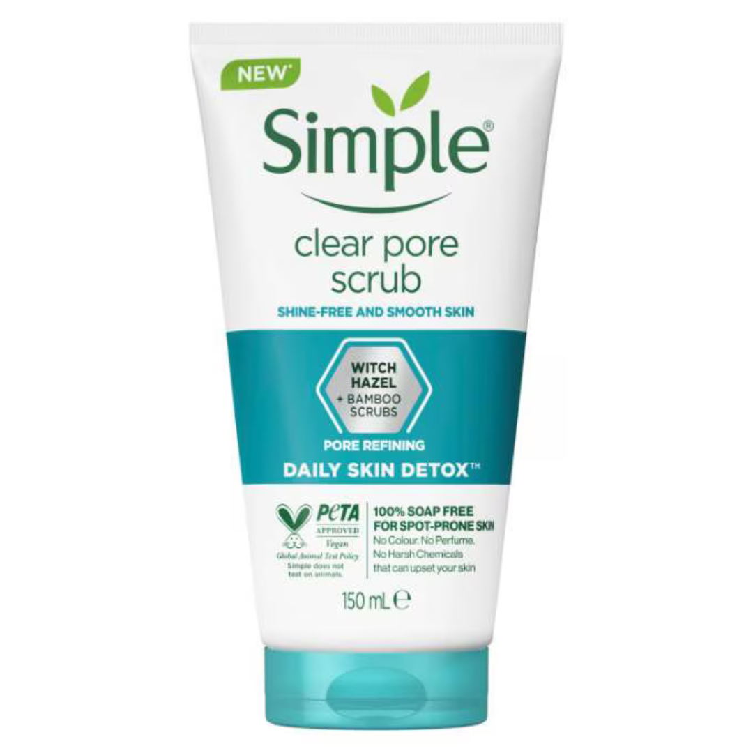 Simple Daily Skin Detox Pore Polishing Scrub 150ml