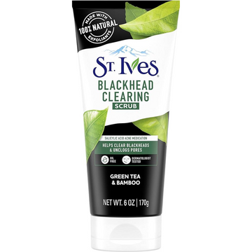 St. Ives Blackhead Clearing Face Scrub Green Tea 170g