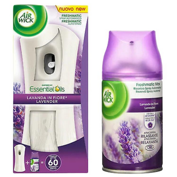 Air Wick Fresh Matic Lavender Automatic Sensor Machine And Refill Room Freshener Spray 250 Ml