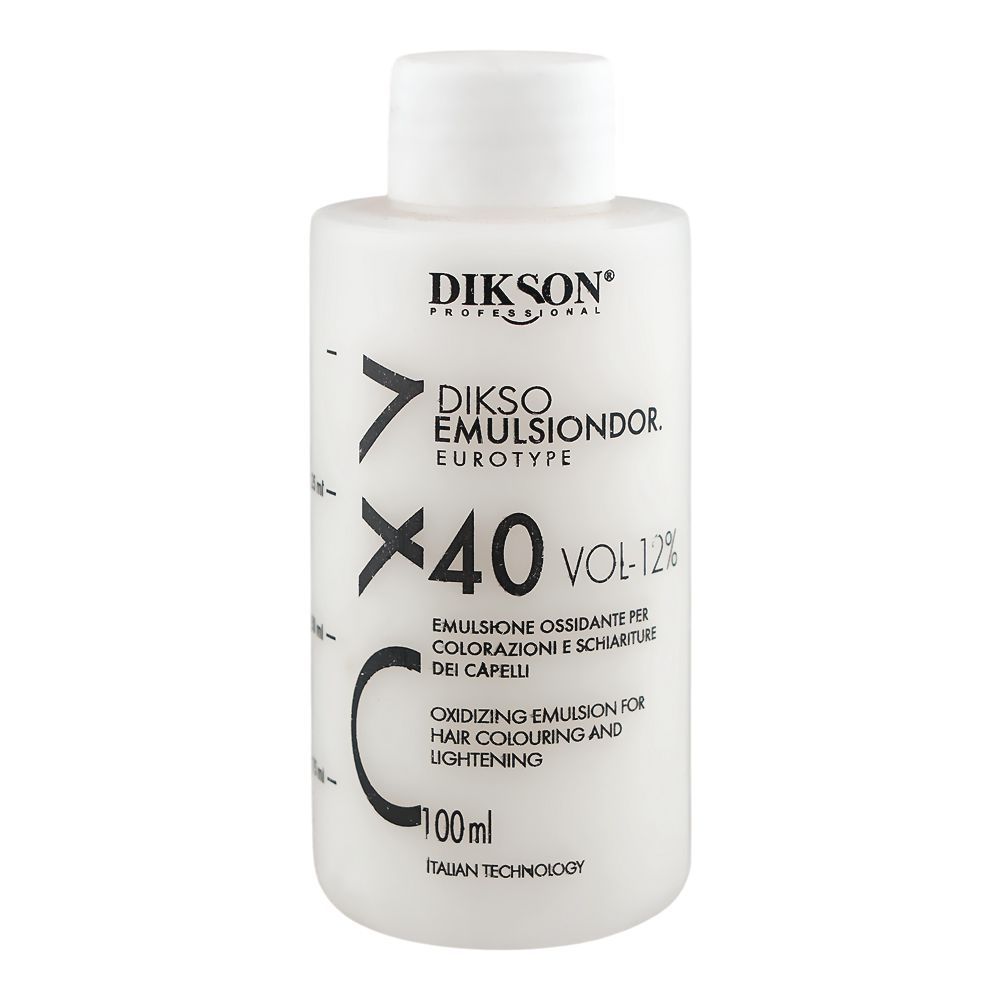 Dikson Emulsiondoor Eurotype Color 40 Vol Developer 100ml