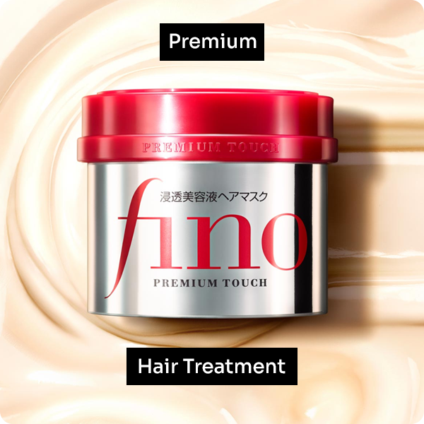 Shiseido Fino — Premium Hair Repair-Beauty Pouch