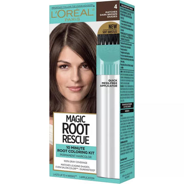 Loreal Hair Color Root Rescue 4 Dark Brown