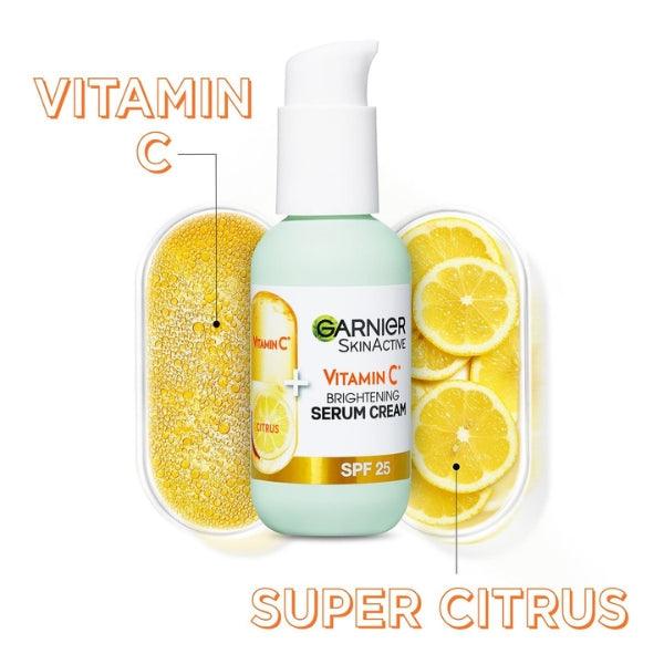 Garnier Vitamin C Serum Cream 2in1 Brightening Spf25 (50ml)