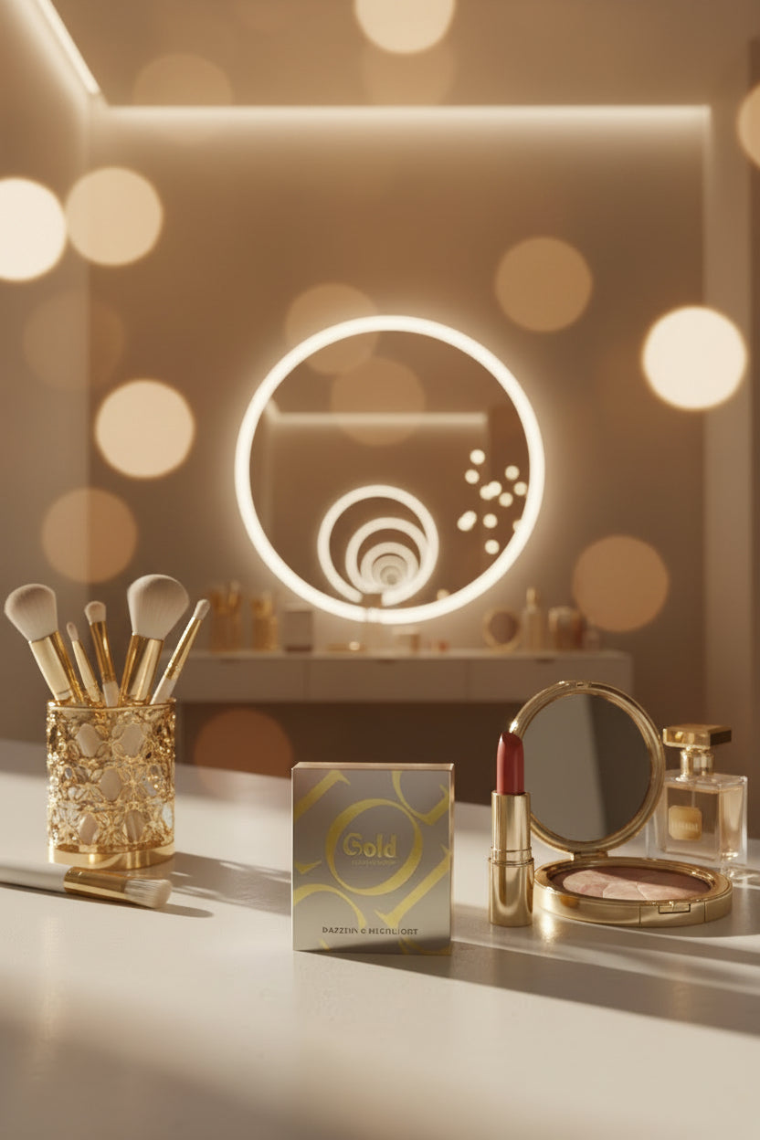 Buy Original Gold Make Up Studio Dazzling Highlighter, Available At Beauty Pocuh, COD delivery Across Pakistan